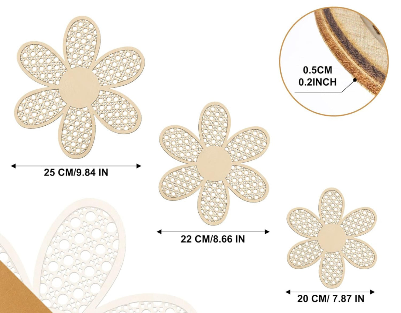Flores Decorativas Rattan
