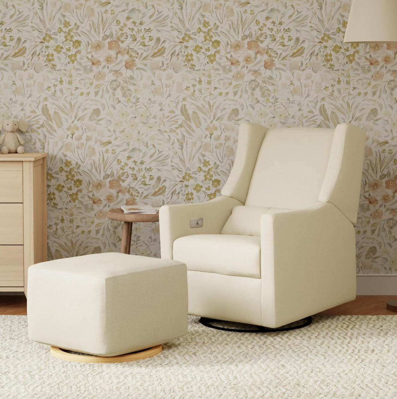 Sillón Mecedora Garry Con Ottoman