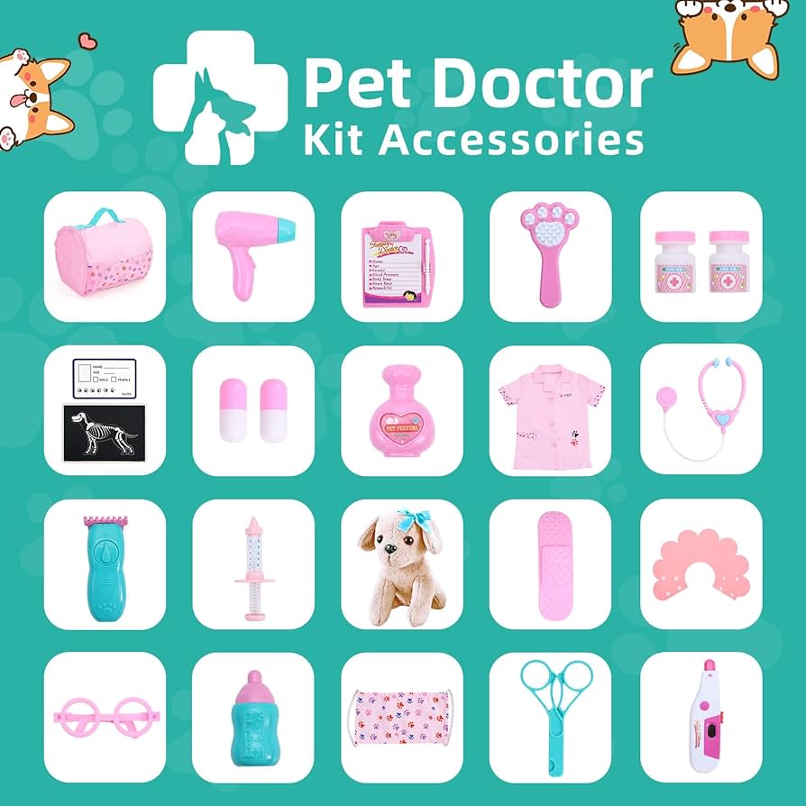 Set Medico Veterninario Girl