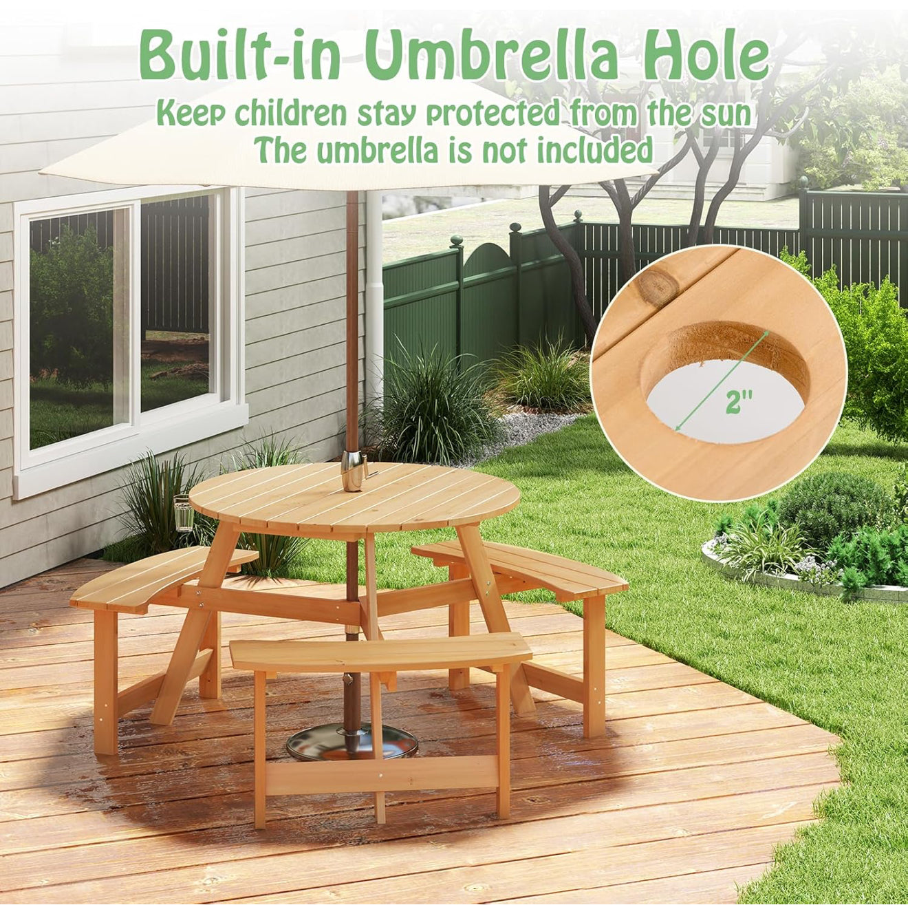Mesa De Picnic Honey