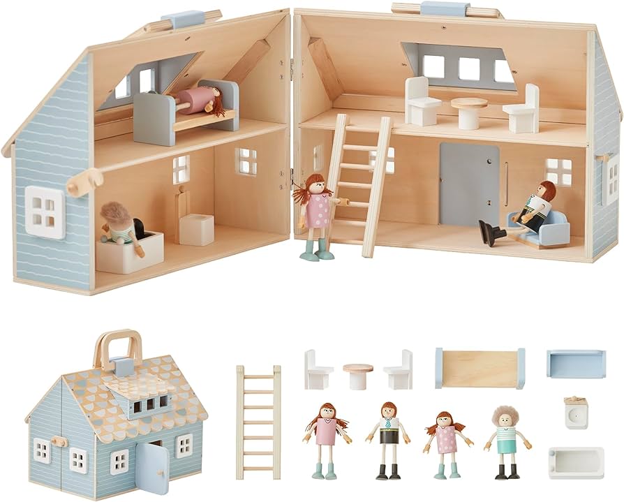 Casita De Muñecas Portátil