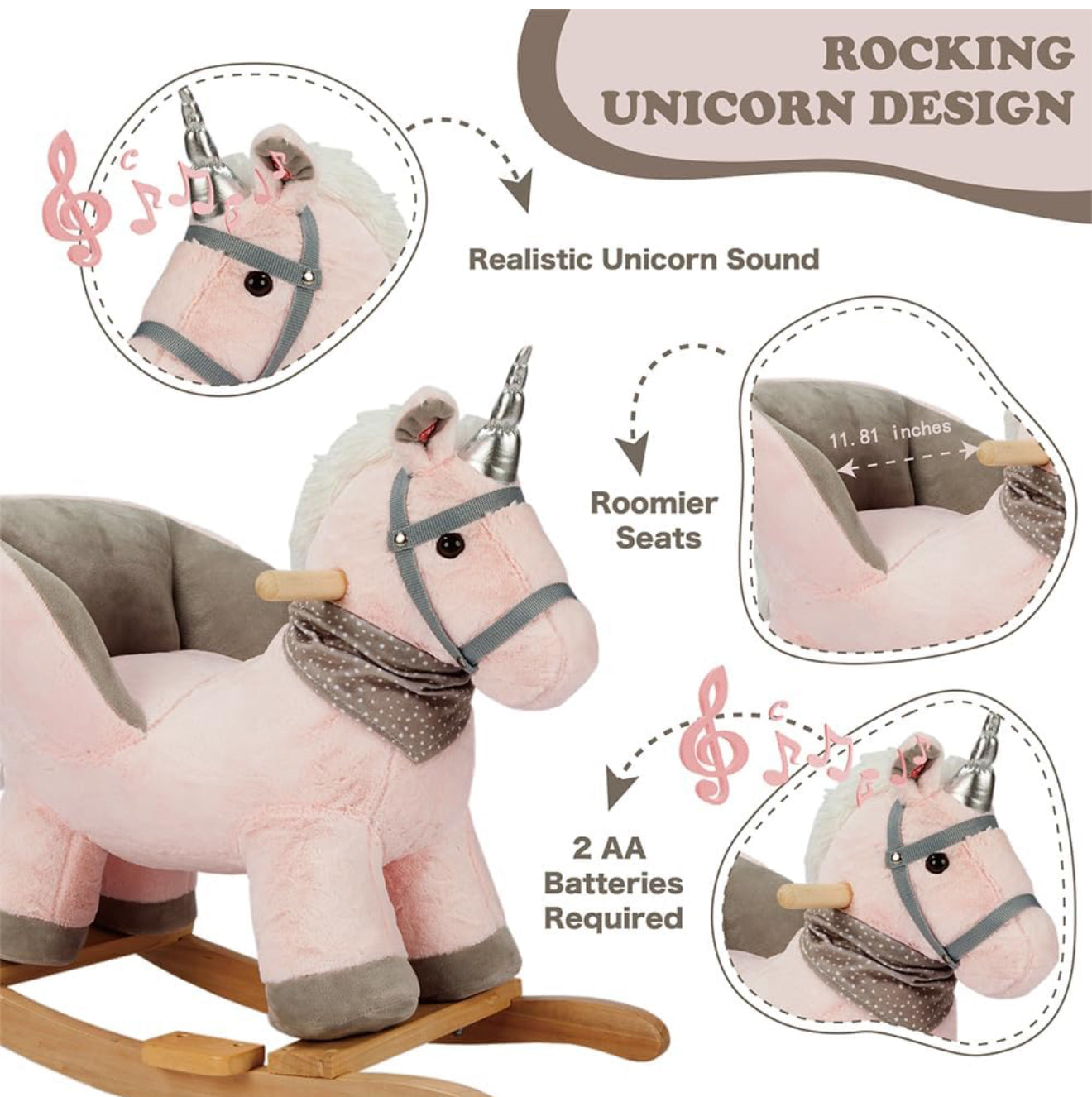 Mecedora Unicorn Pony