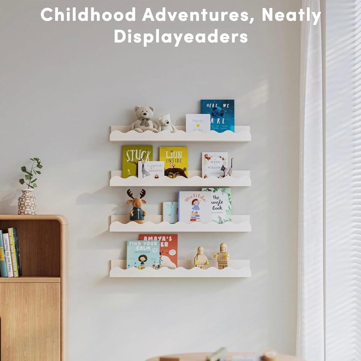 Set De Estanterías Nido Blanco