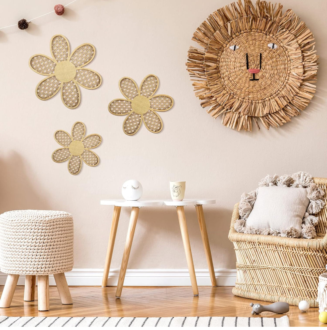 Flores Decorativas Rattan