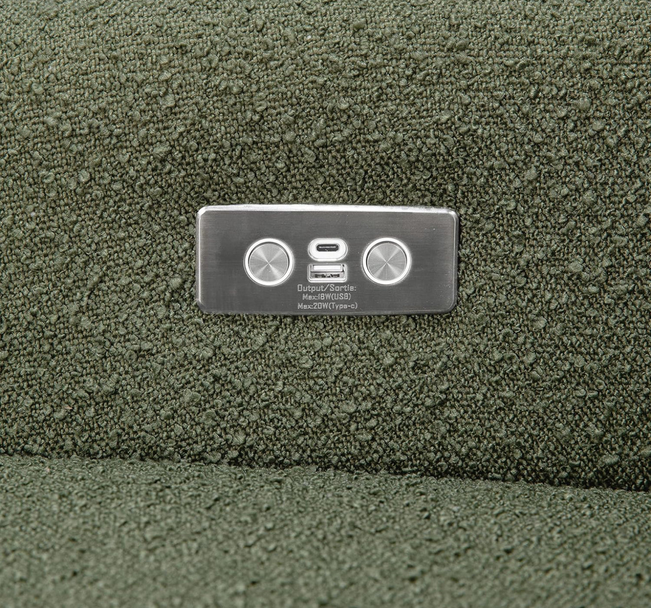 Sillón Mecedora Garry Con Ottoman