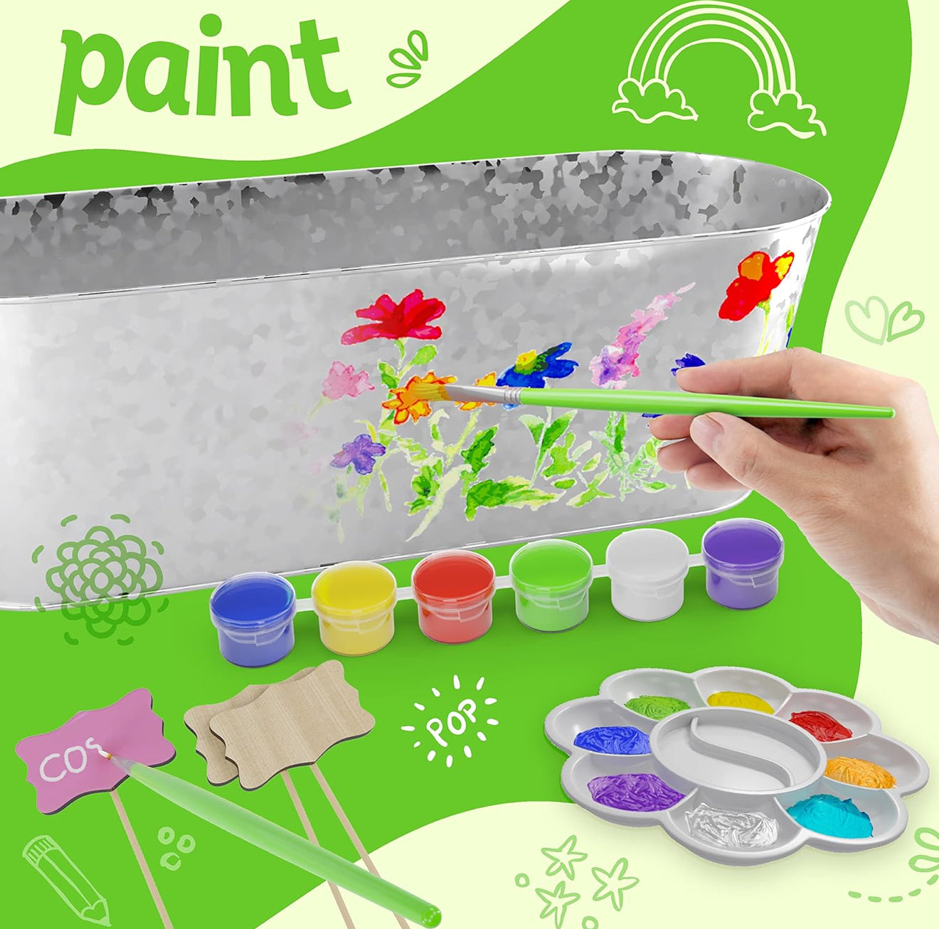 Set Para Cultivo De Flores