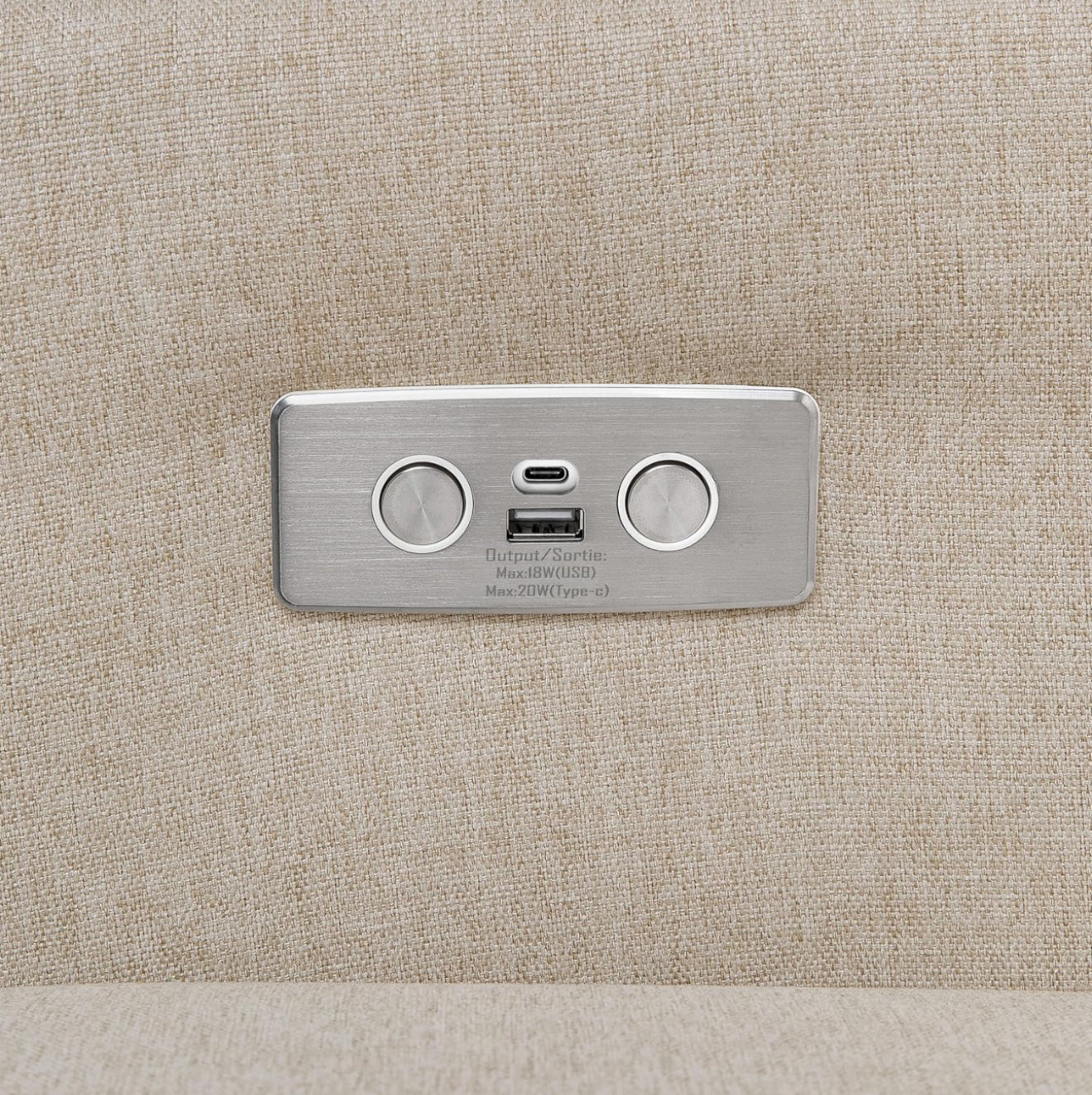 Sillón Mecedora Garry Con Ottoman