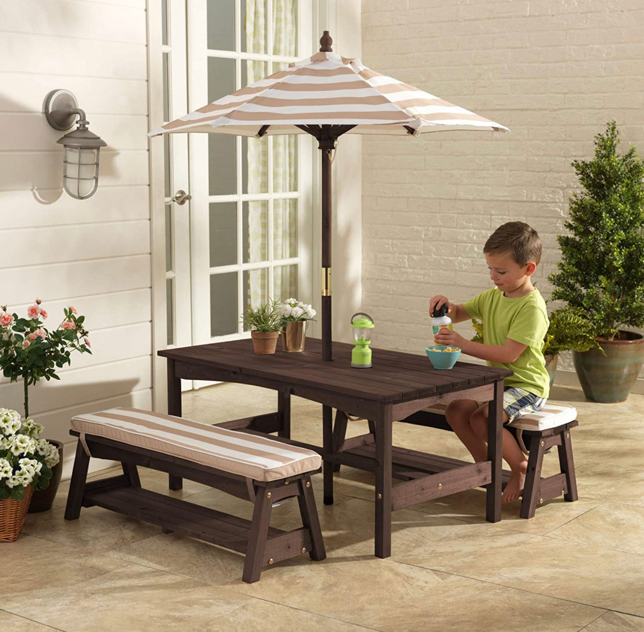 Mesa y Bancos Bambini