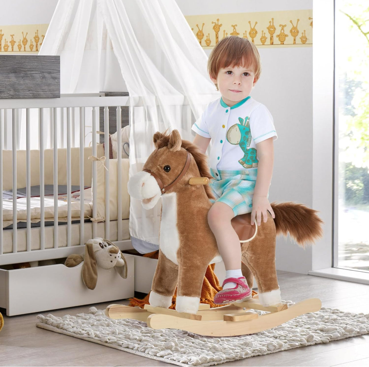 Mecedora De Caballo Con Sonidos Pewee